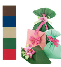Busta regalo Mat Pearly A - 40 x 65 cm - 40 micron - PPL - assortimento 5 colori classici - PNP - conf. 50 pezzi