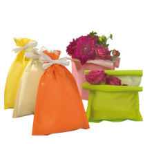 Busta regalo Spring - 20 x 32 cm - 45 gr - carta - 5 colori assortiti - PNP - conf. 50 pezzi