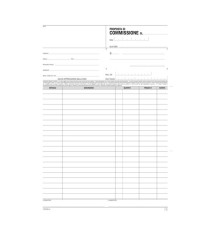 Blocco proposte commissione - 33/33/33 copie autoricopianti - 29,7 x 21,5 cm - DU1672C3300 - Data Ufficio