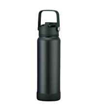 Borraccia termica - caldo/freddo - 800 ml - nero - Mulin
