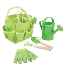 Borsa con 5 attrezzi da giardinaggio bambino - Cwr