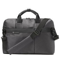 Borsa Office Bag Job slim - 43 x 33 x 10 cm - tessuto tecnico - antracite - In Tempo