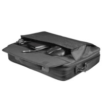 Borsa per notebook - Atlanta - ecocompatibile - da 16 - Nero - Trust