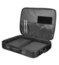 Borsa per notebook - Atlanta - ecocompatibile - da 16 - Nero - Trust