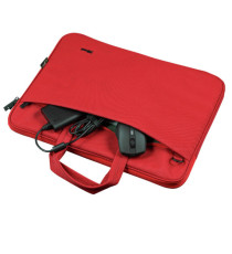 Borsa per notebook - Bologna - ecocompatibile - da 16 - rosso - Trust