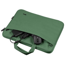 Borsa per notebook - Bologna - ecocompatibile - da 16 - verde salvia - Trust