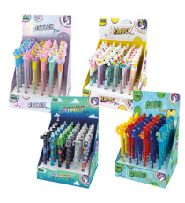 Box penne cancellabili - 4 expo da banco - fantasie assortite - Lebez - conf. 144 pezzi