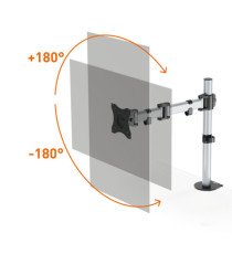 Braccio porta monitor Select 5094-23 - per 1 monitor - Durable