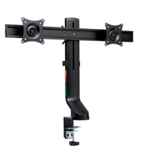 Braccio salvaspazio per monitor doppio SmartFit - nero - Kensington