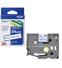 Brother - Nastro - Blu/Bianco - TZE252 - 24mm x 8mt