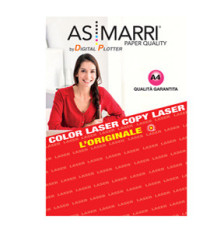 Adesivo poliestere - stampa laser - A4 - 100 fogli - trasparente permanente - As Marri