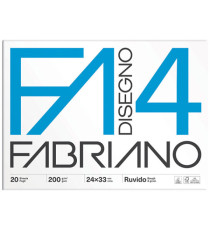 Album F4 - 24 x 33 cm - 20 fogli - 200 gr - ruvido - Fabriano