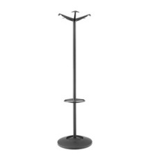 Appendiabiti Stelo - 40 x 173 cm - metallo - nero - Unisit