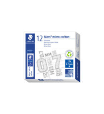 Astuccio 12 Mine Mars Micro - mina 0,7mm - gradazione H - Staedtler - conf. 12 astucci