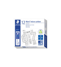 Astuccio 12 Mine Mars Micro - mina 0,7mm - gradazione H - Staedtler - conf. 12 astucci