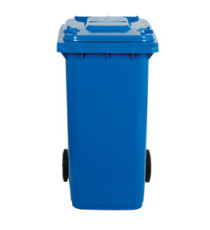 Bidone carrellato - 48x55x93 cm - 120 L - blu - Mobil Plastic