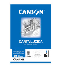 Blocco carta lucida - 23 x 33 cm - 10 fogli - 80gr - uso manuale - Canson