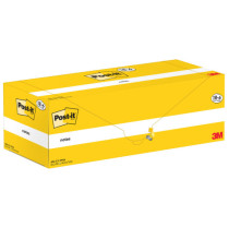 Blocco foglietti Post-it Notes - 654-CY-VP24 - 76 x 76 mm - giallo Canary - 100 fogli - Post-it - conf. 24 blocchi