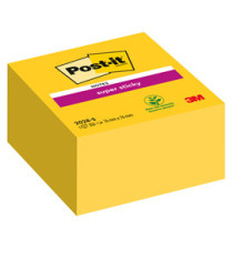 Blocco foglietti Post-it Super Sticky - 2028-S - 76 x 76 mm - giallo oro - 350 fogli - Post-it
