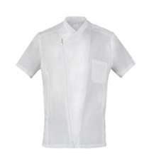 Casacca Maurizio - da uomo - manica corta - taglia L - bianco - Giblor's