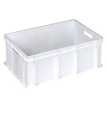 Cassa alimentare Europa - 60 x 40 x 22 cm - 42 L - HDPE - neutro - Mobil Plastic