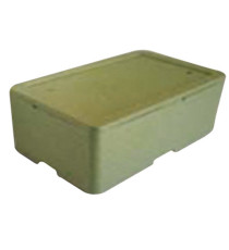 Cassa termica - in polistirolo espanso - per il trasporto alimenti - 57,8 x 37,4 x 21,1 cm - Cuki Professional