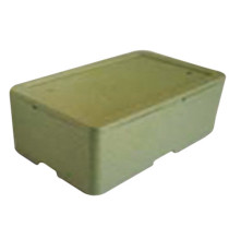 Cassa termica - in polistirolo espanso - per il trasporto alimenti - 57,8 x 37,4 x 21,1 cm - Cuki Professional