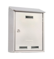 Cassetta postale Elios Steel - 30 x 40 x 15 cm - acciaio inox - Metalplus