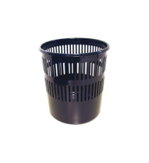 Cestino gettacarte - traforato - 12 L - nero - Arda