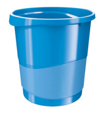 Cestino gettacarte Europost VIVIDA - 25,8 x 28,5 cm - altezza 32,2 cm - 14 L - blu - Esselte