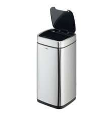 Cestino no touch - con sensore - 27 x 27 x 57 cm- 21 lt - argento metallizzato - Durable