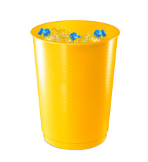 Cestino raccolta differenziata - 40 L - giallo/blu/nero - Cep - set 3 pezzi