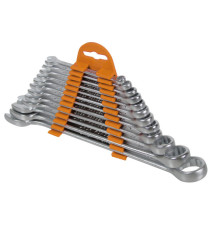 Chiavi combinate - con teste inclinate di 15° - misure assortite - CRV - Valex - conf. 12 pezzi