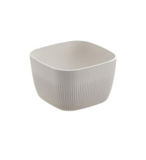 Ciotola buffet Norway - quadrata - avorio - 19,5 x 19,5 x 12cm - melamina - Leone