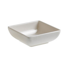 Ciotolina quadrata fingerfood - 7,5 x 7,5 x 2,7 cm - melamina - bianco - Leone