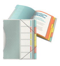 Classificatore colour'lce - 6 divisori - dorso 2 cm - 26,6x32 cm - multicolore - Esselte