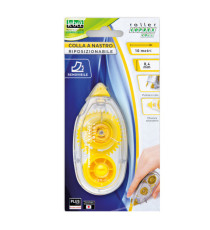 Colla a nastro Roller Coprex - removibile - 8,4 mm x 10 m - Lebez