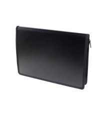 Conferenziere con calcolatrice Exawallet - PP - nero - Exacompta