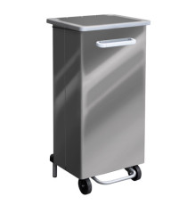 Contenitore a pedale Gastro - 110 L - acciaio - Stilcasa