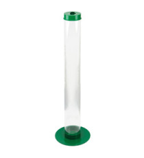 Contenitore da terra per batterie esauste - 27x100 cm - 10 L - trasparente - Medial