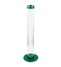 Contenitore da terra per batterie esauste - 27x100 cm - 10 L - trasparente - Medial