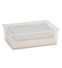 Contenitore multiuso Light Box XL - 57,8x39,6x18,5 cm - 36 L - plastica - trasparente - Terry
