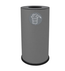Contenitore per raccolta differenziata - 1 scomparto - 70 L - grigio - Stilcasa