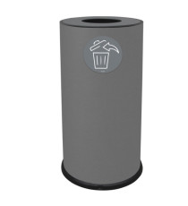 Contenitore per raccolta differenziata - 1 scomparto - 70 L - grigio - Stilcasa