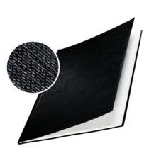 Copertine Impressbind - rigide - 24,5 mm - finitura lino - nero - Leitz - scatola 10 pezzi