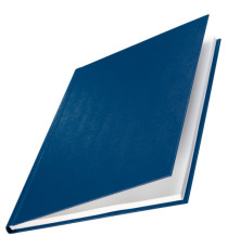 Copertine Impressbind - rigide - 3,5 mm - finitura lino - blu - Leitz - scatola 10 pezzi