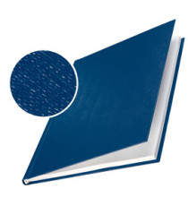 Copertine Impressbind - rigide - 7 mm - finitura lino - blu - Leitz - scatola 10 pezzi