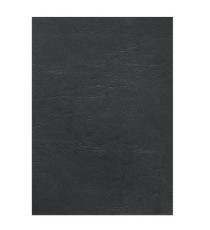 Copertine per rilegatura - A4 - cartoncino groffrato semilpelle - 250 gr - nero - Fellowes - conf.100 pezzi