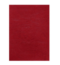 Copertine per rilegatura - A4 - cartoncino groffrato semilpelle - 250 gr - rosso - Fellowes - conf.100 pezzi