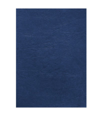 Copertine per rilegatura - A4 - cartoncino groffrato semilpelle - 250 gr - royal blu - Fellowes - conf.100 pezzi
